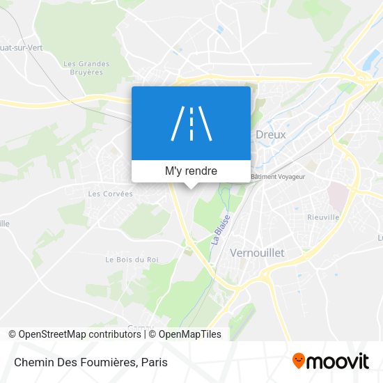 Chemin Des Foumières plan