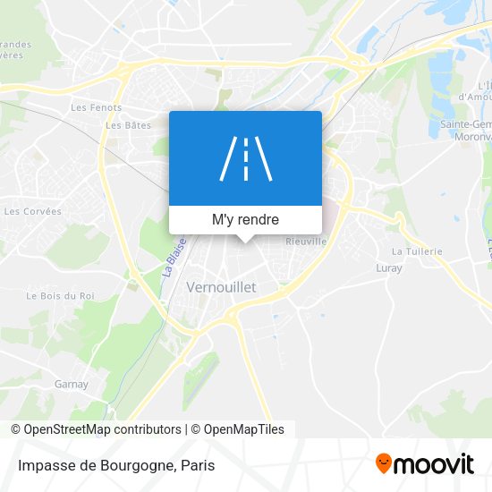 Impasse de Bourgogne plan