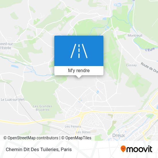 Chemin Dit Des Tuileries plan