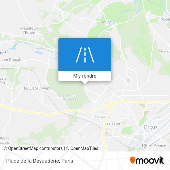 Place de la Devauderie plan