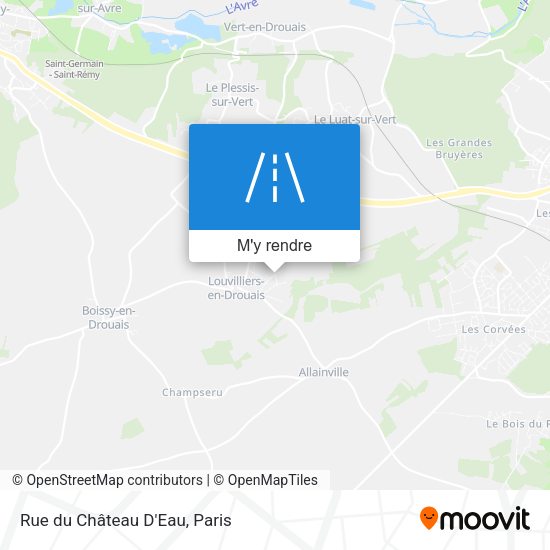 Rue du Château D'Eau plan