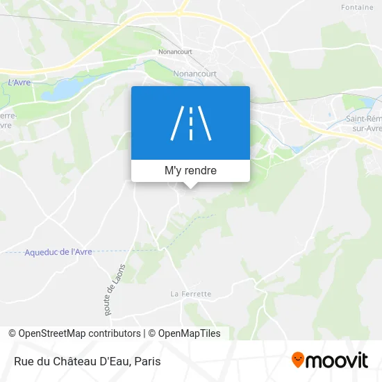 Rue du Château D'Eau plan