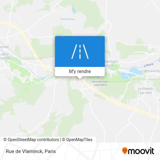 Rue de Vlaminck plan