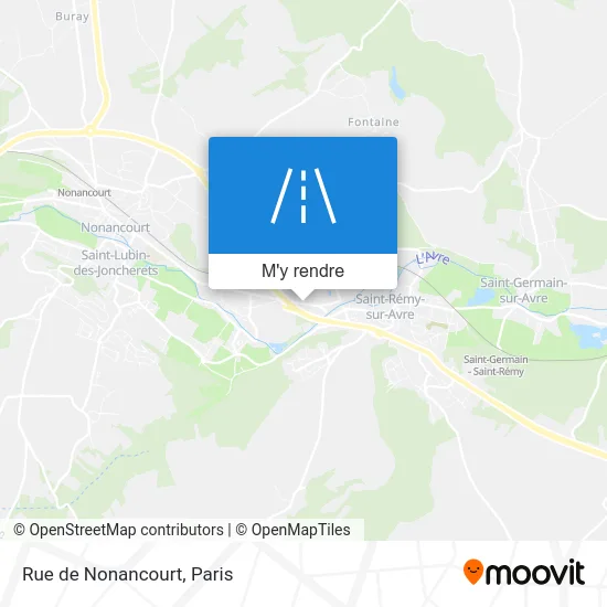 Rue de Nonancourt plan