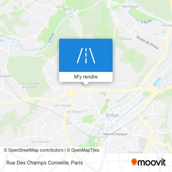 Rue Des Champs Corneille plan