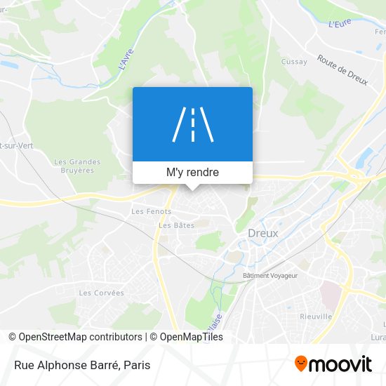 Rue Alphonse Barré plan