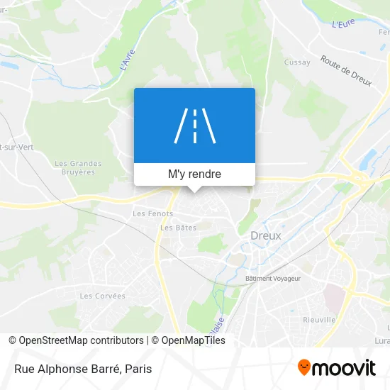 Rue Alphonse Barré plan