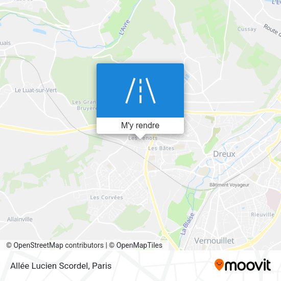 Allée Lucien Scordel plan