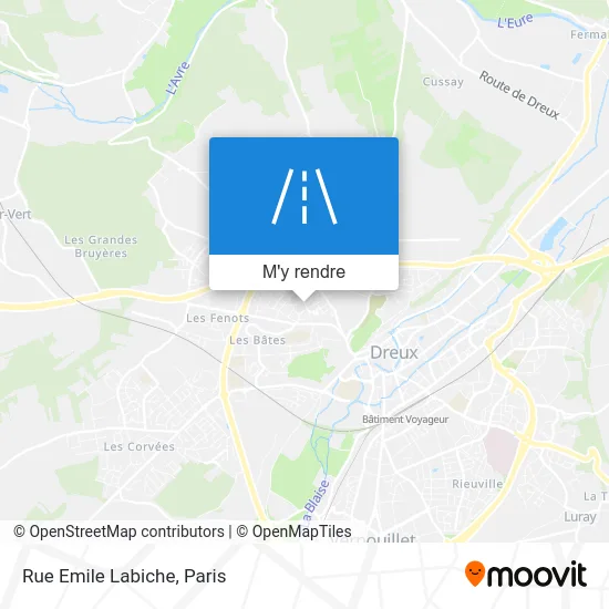 Rue Emile Labiche plan