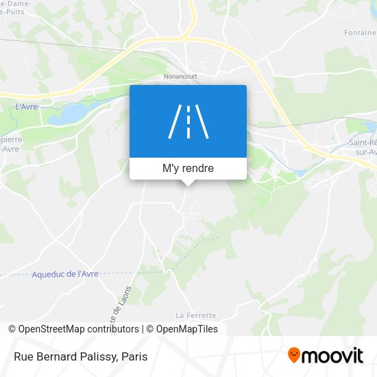 Rue Bernard Palissy plan