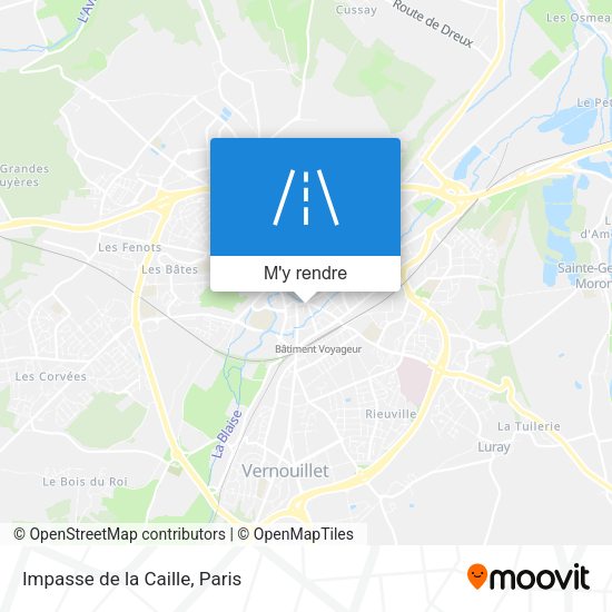 Impasse de la Caille plan