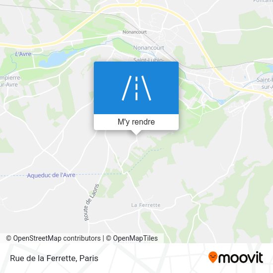 Rue de la Ferrette plan