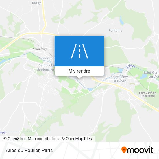 Allée du Roulier plan