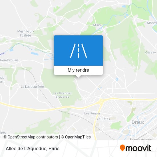 Allée de L'Aqueduc plan