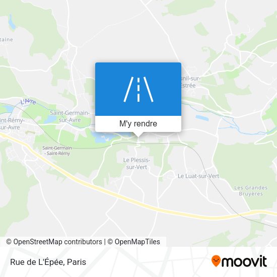 Rue de L'Épée plan
