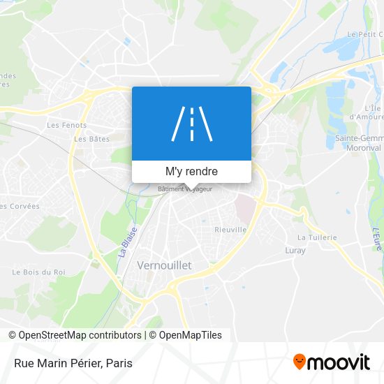 Rue Marin Périer plan