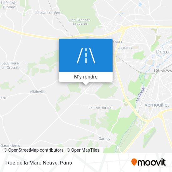 Rue de la Mare Neuve plan
