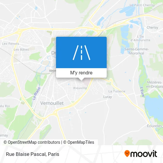 Rue Blaise Pascal plan