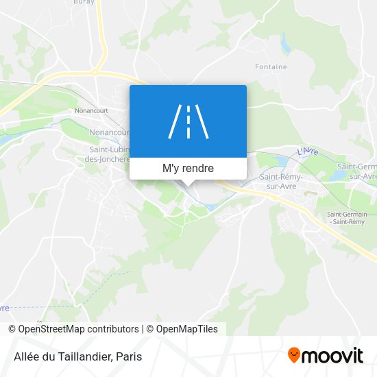 Allée du Taillandier plan