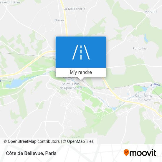 Côte de Bellevue plan