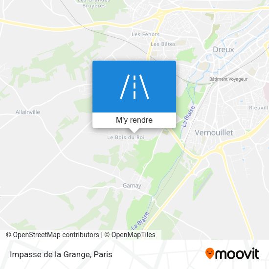 Impasse de la Grange plan