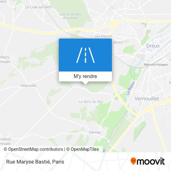 Rue Maryse Bastié plan