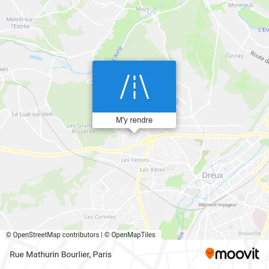 Rue Mathurin Bourlier plan
