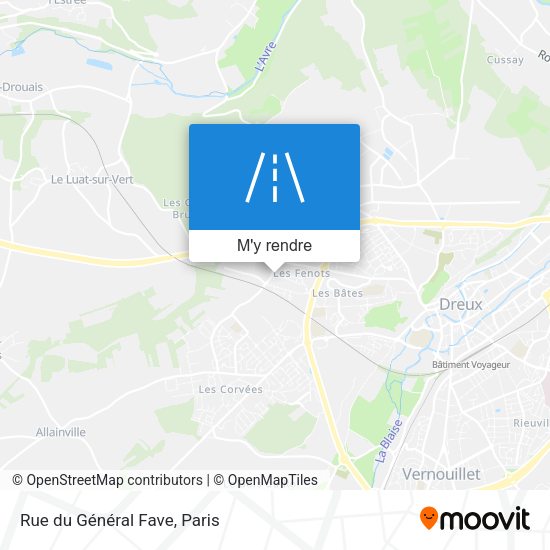 Rue du Général Fave plan