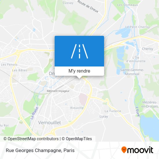 Rue Georges Champagne plan
