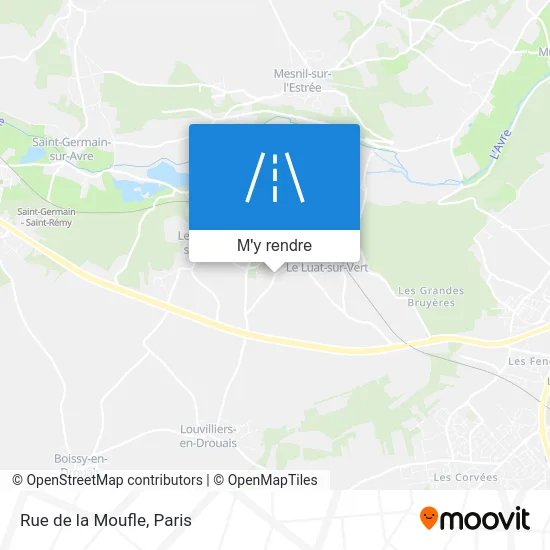 Rue de la Moufle plan