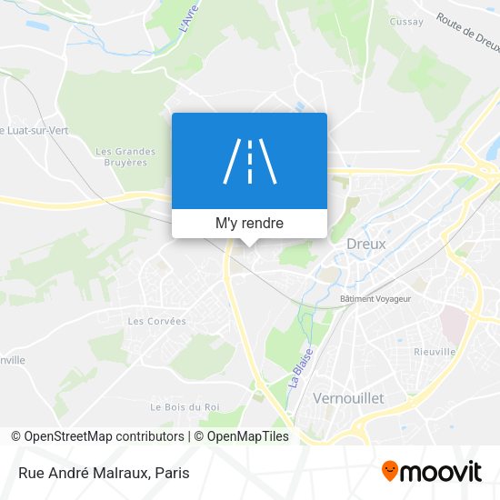 Rue André Malraux plan