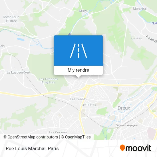 Rue Louis Marchal plan