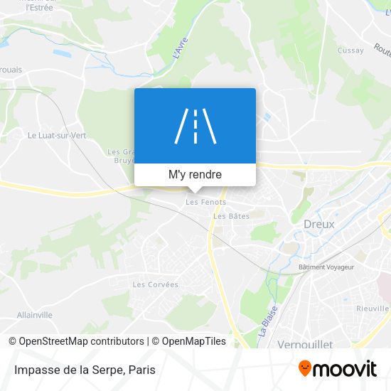 Impasse de la Serpe plan