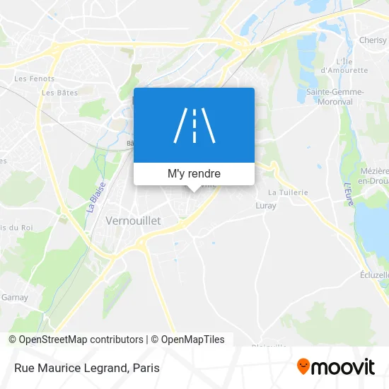 Rue Maurice Legrand plan