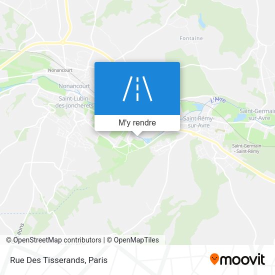 Rue Des Tisserands plan