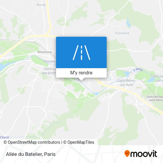 Allée du Batelier plan