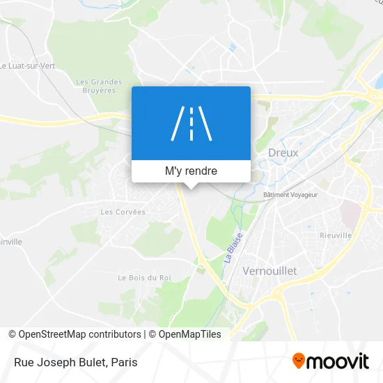 Rue Joseph Bulet plan