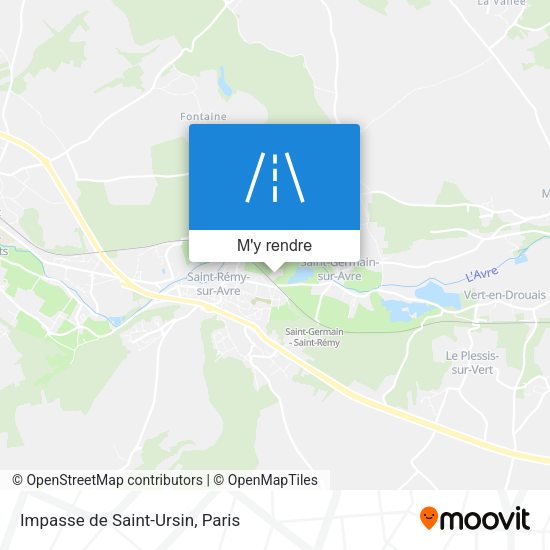 Impasse de Saint-Ursin plan