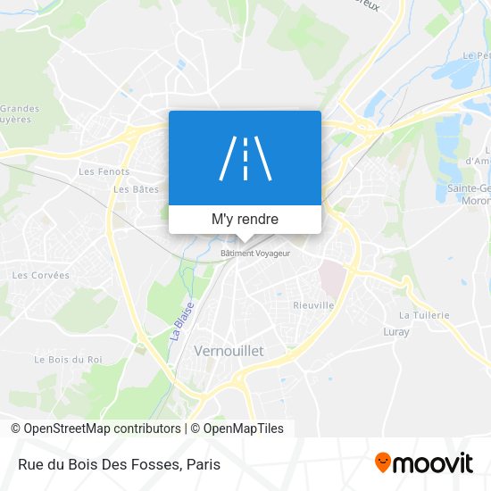 Rue du Bois Des Fosses plan