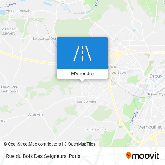 Rue du Bois Des Seigneurs plan