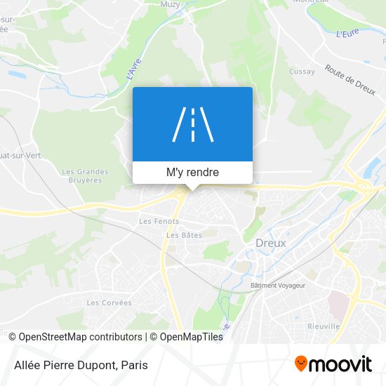 Allée Pierre Dupont plan