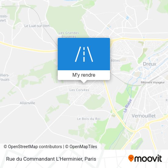 Rue du Commandant L'Herminier plan