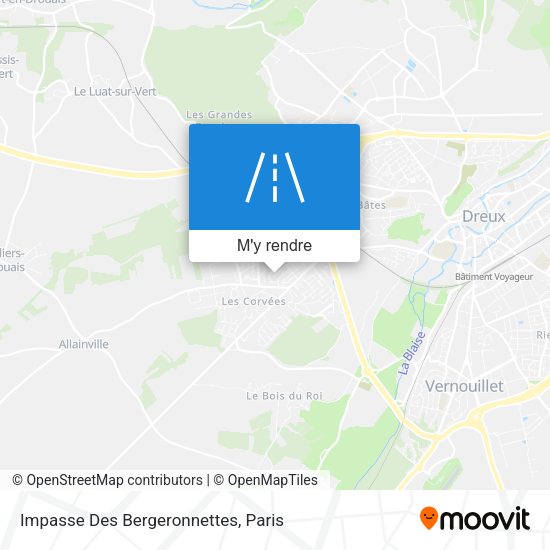 Impasse Des Bergeronnettes plan