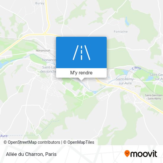 Allée du Charron plan