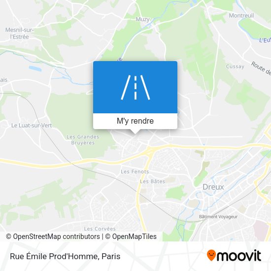 Rue Émile Prod'Homme plan