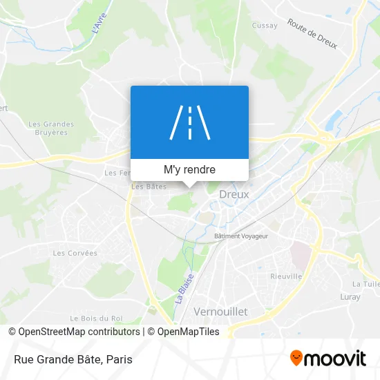 Rue Grande Bâte plan
