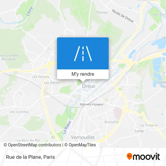 Rue de la Plane plan