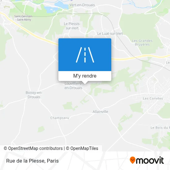 Rue de la Plesse plan