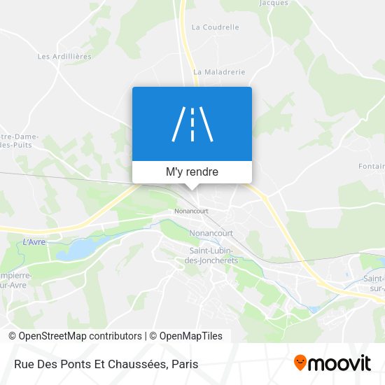 Rue Des Ponts Et Chaussées plan