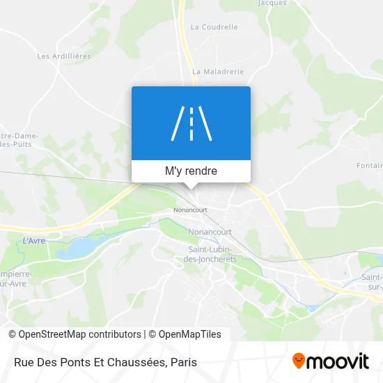 Rue Des Ponts Et Chaussées plan